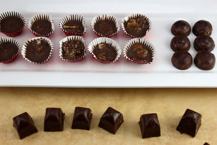 schokolade vegan ideen zur zubereitung von pralinen in verschiedenen größen und formen gesunde schokolade
