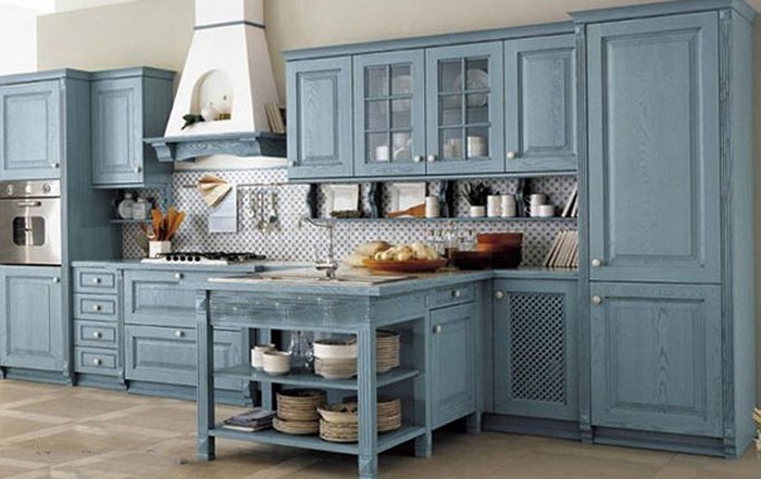 designer küchen landhaus küche inspirierendes design küche in blau und weiß
