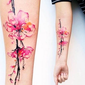 Kirschblüten Tattoo: 77 coole Ideen und Infos über ihre symbolischen Bedeutungen