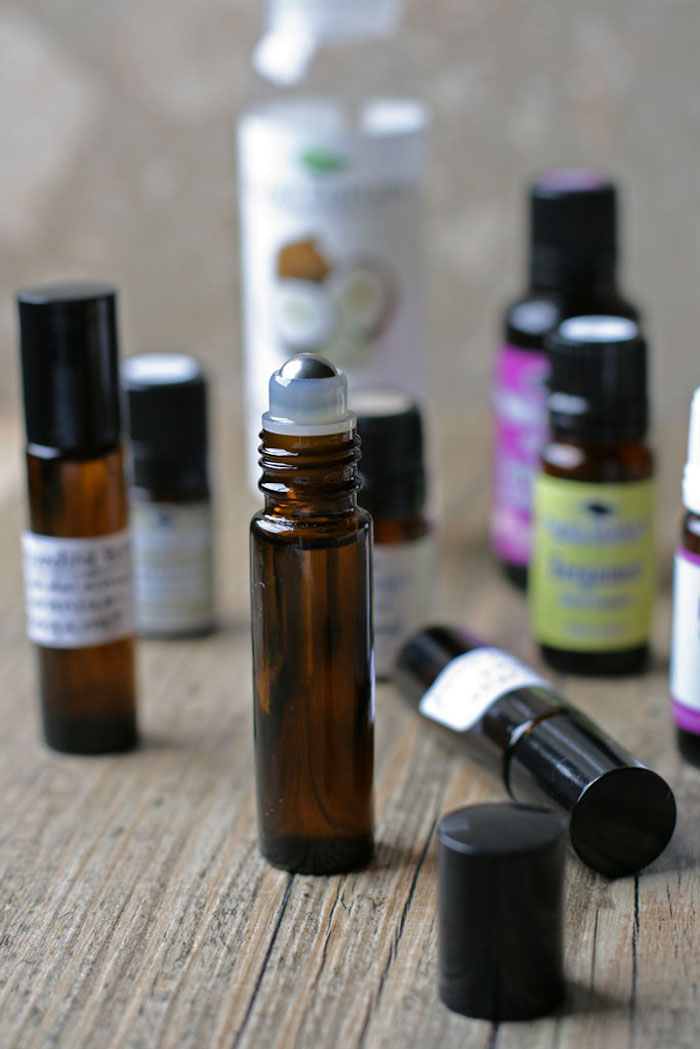 naturkosmetik selber machen, roll on parfüm mit ätherischen ölen