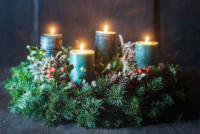 Advent wreath itself Advent wreath itself - pictures and instructions in simple steps