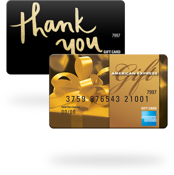 schwarze Dankeschönkarte mit goldenen Buchstaben als Einweihungsgeschenk , American Express goldene Einkaufskarte mit schwarzen Buchstaben