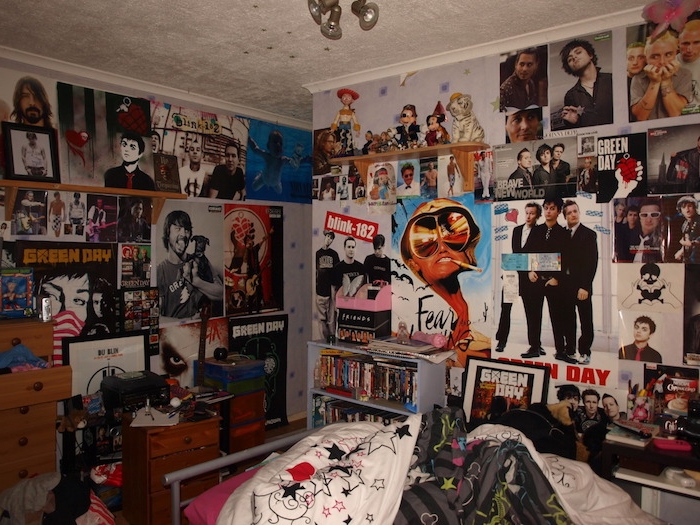 Green Day Fan - im Teenager Zimmer soll die Leidenschaft des Kindes widerspiegelt werden