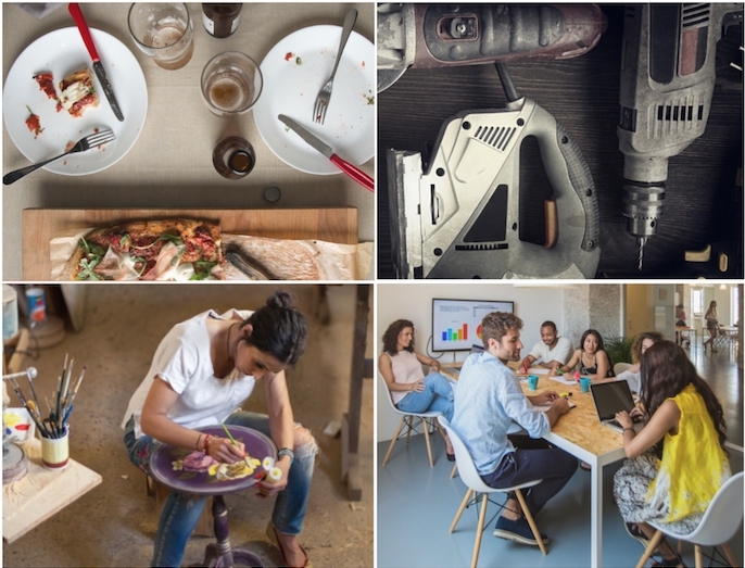 das abendessen mit frenden mitteilen technik zusammen nutzen ideen kunst workshop für jugendlichen