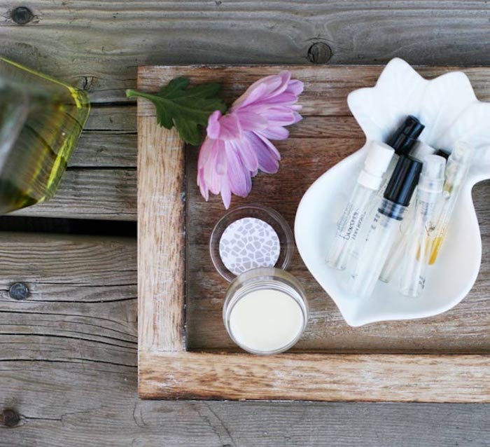 parfüm für dich, bio-kosmetik selbst herstellen, kosmetik organizer
