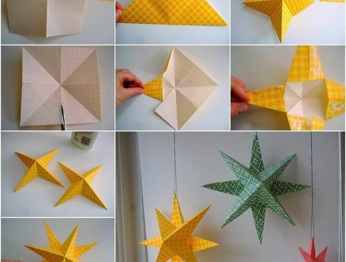 schneeflocke aus papier selber machen origami schneeflocke anleitung vorlage schneeflocke schritt für schritt