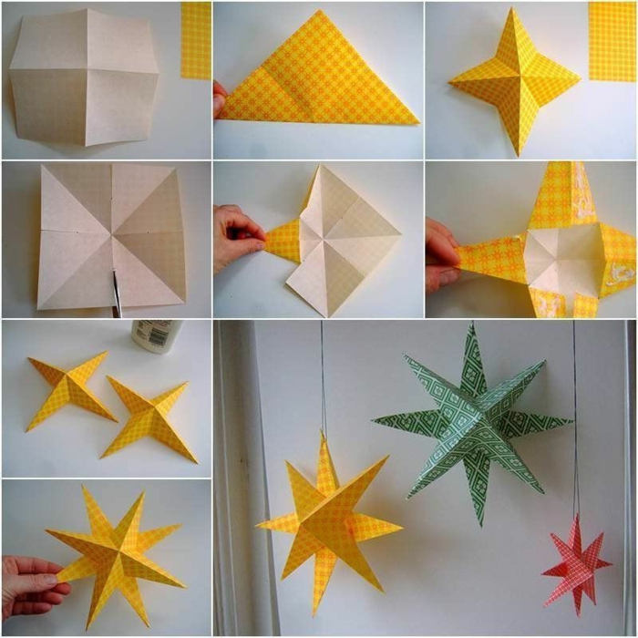 schneeflocke aus papier selber machen origami schneeflocke anleitung vorlage schneeflocke schritt für schritt