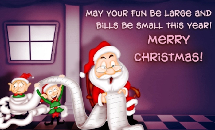 Lustige Weihnachtsgrüße für kleine Rechnungen und große Freude Fröhliche Weihnachten