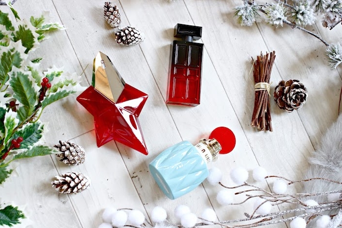 Danke sagen Geschenk - Fläschchen mit Parfume in ausgefallener Formen - Weihnachtenduft