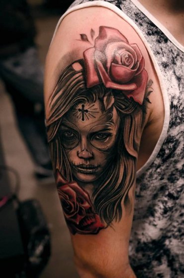 Das schöne La Catrina Tattoo und seine Bedeutung
