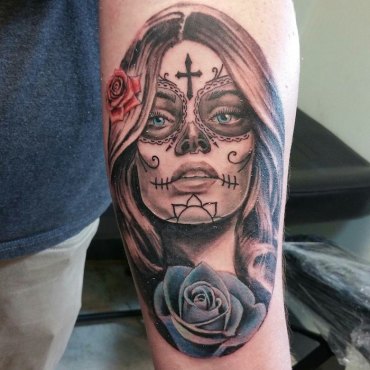 Das schöne La Catrina Tattoo und seine Bedeutung