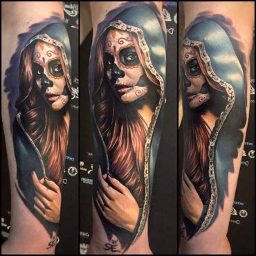 Das schöne La Catrina Tattoo und seine Bedeutung