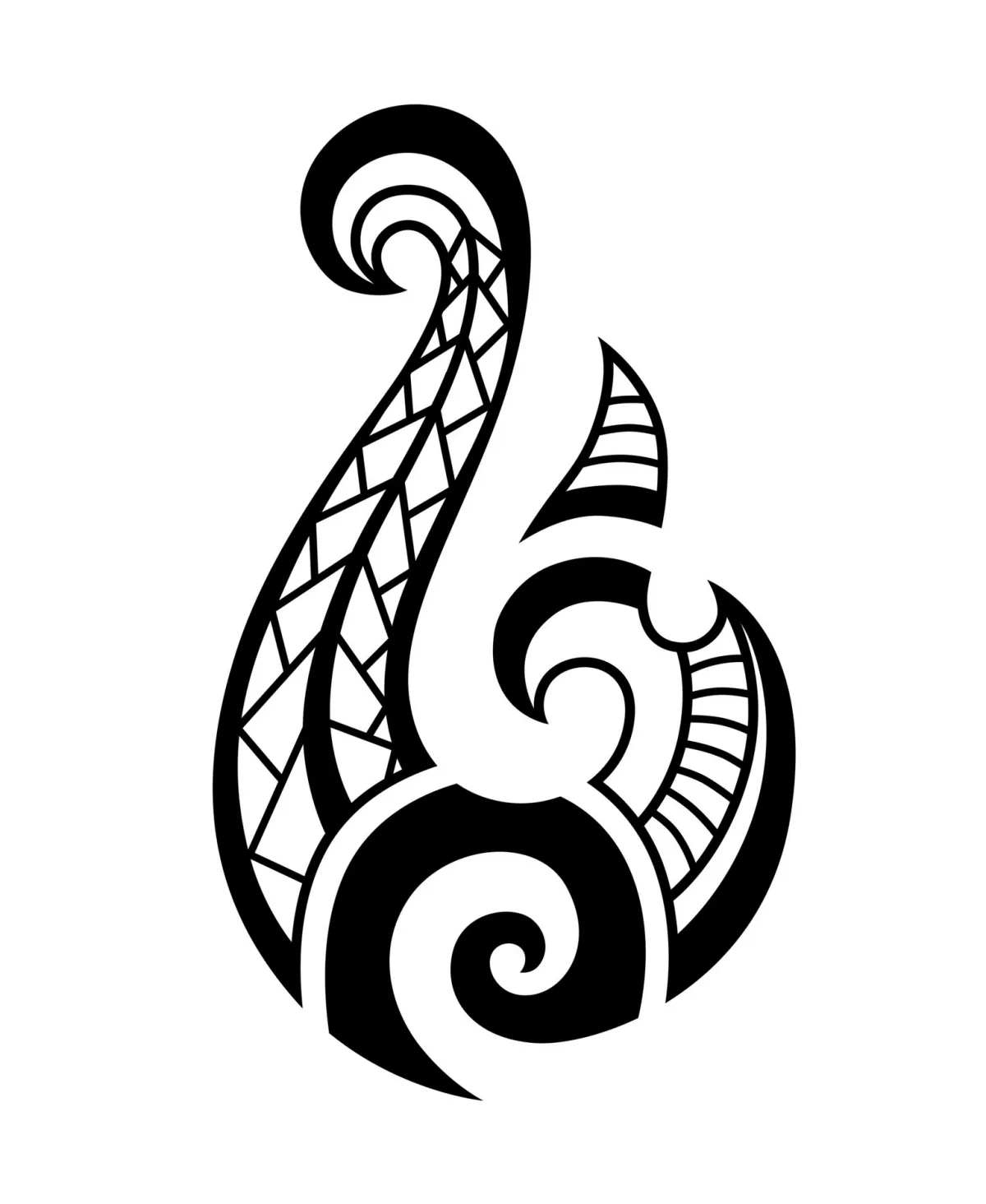 hei matai fischhaken maori motiv tattoo