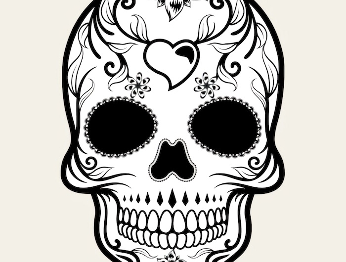 mexikanische totenmaske tattoo bedeutung zuckerschädel tattoo vorlage ideen und inspo