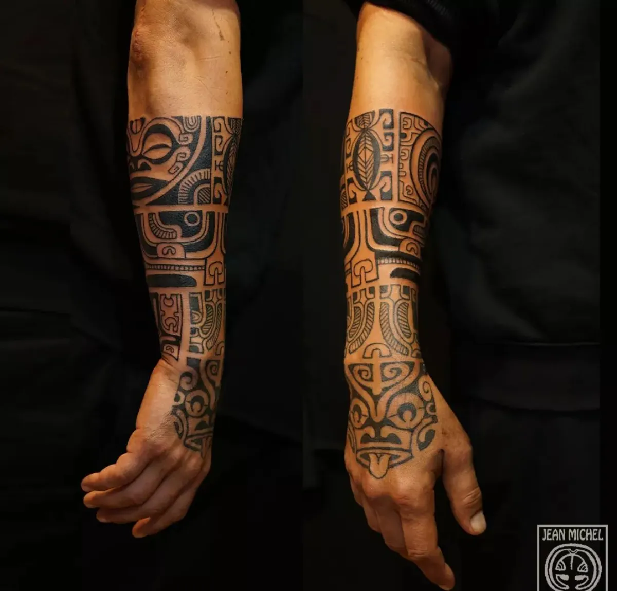 polynesiche tattoos ideen für männer
