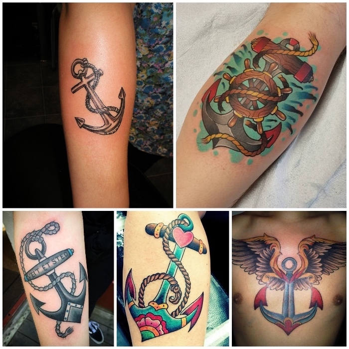 1001 Coole Anker Tattoo Ideen Und Infos Uber Ihre Symbolischen Bedeutungen