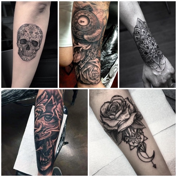Motive männer unterarm tattoo Tattoo auf
