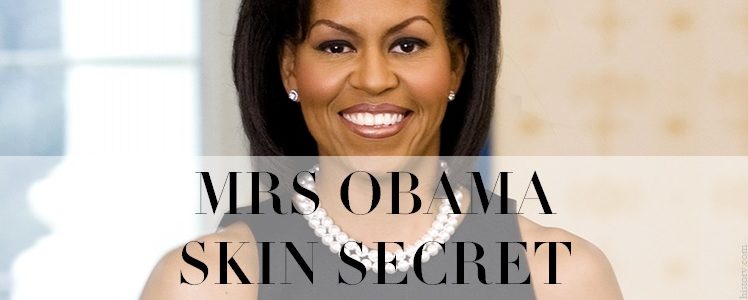 das Geheimnis von Michelle Obama für immer glänzende Haut 