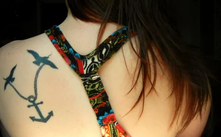anker tattoo mit voegeln
