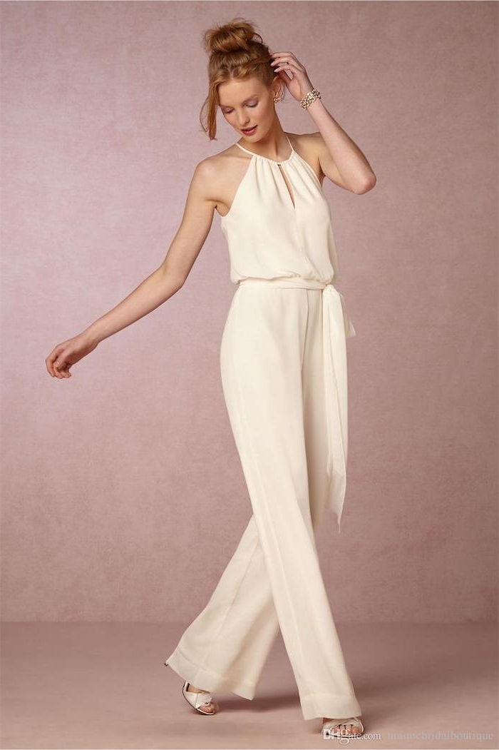 weiße bekleidung für frauen overall damen elegant breites design schönes modell model
