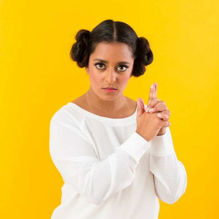 Kostüm aus dem Film Star Wars - einfache Karnavalkostüme für Frauen