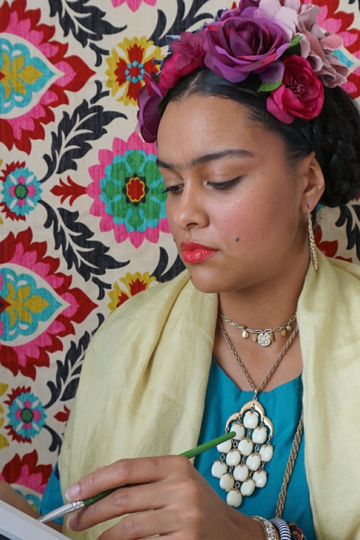 coole Faschingskostüme für Frauen - eine Darstellung von Frida Kallo