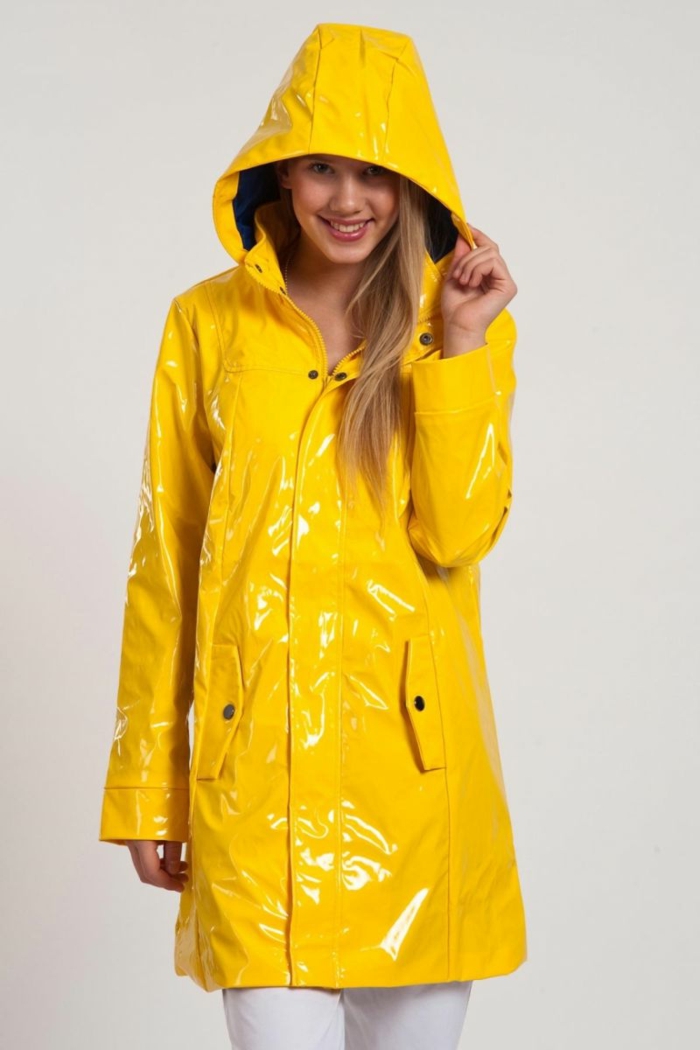 wollen Sie ein schnelles Kostüm, dann besorgen Sie einen gelben Regenmantel