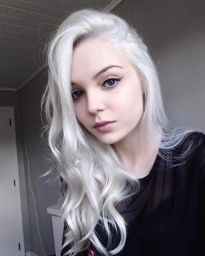 Haare weiße Weiße Haare