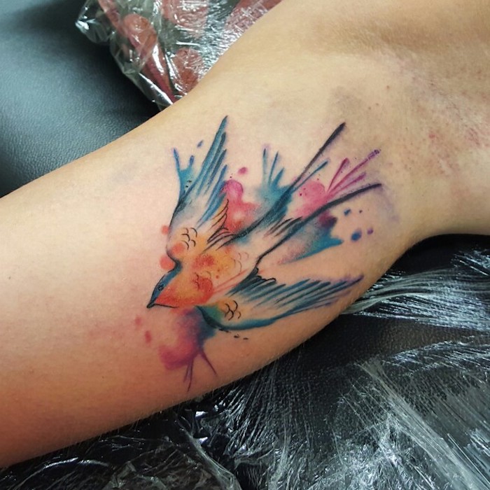 Tattoo schwalbe handgelenk bedeutung