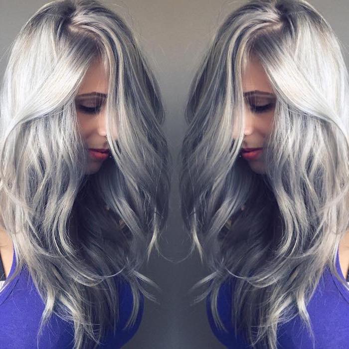 ideen fur silberblond als haarfarbe