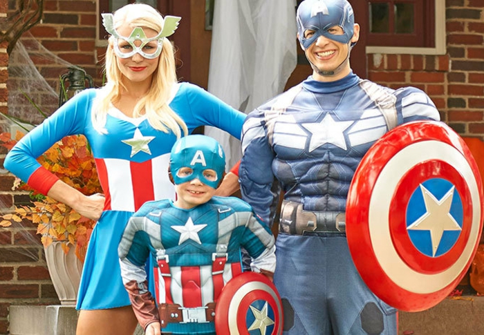 die Familie von Captain Amerika - Superhero Mottoparty Themen zum fest
