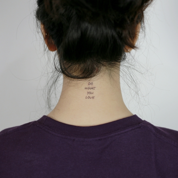 Frauen nacken für tattoos ▷ 1001