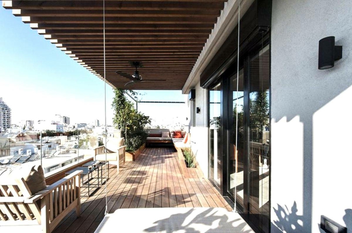 moderne garten terrasse, letzte trend, einrichtung, licht, natürliche beleuchtung der wohnung
