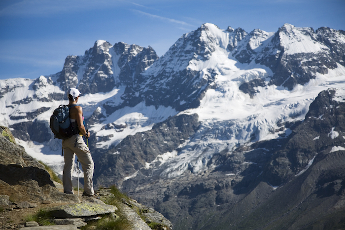 urlaub in den alpen, zillertaler alpen im sommer, wandern, freizeitsaktivitäten