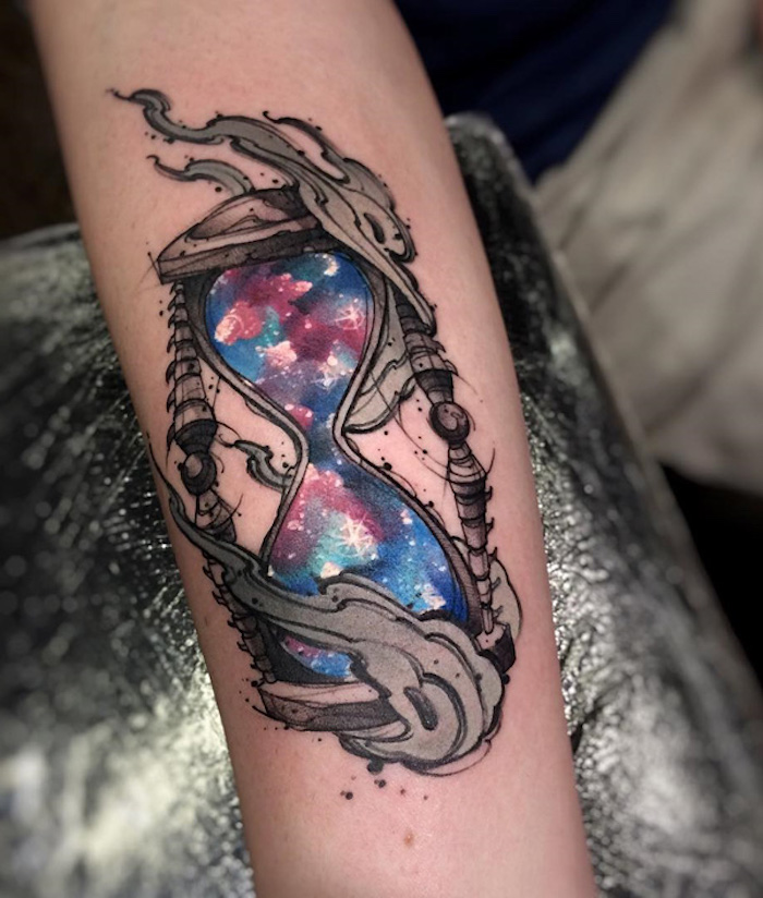 1001 + Ideen und Bilder zum Thema Sanduhr Tattoo