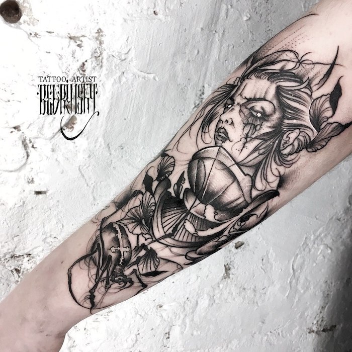 Großes Tattoo am Unterarm, Ideen für Männer Tattoos, Arm Tätowierung