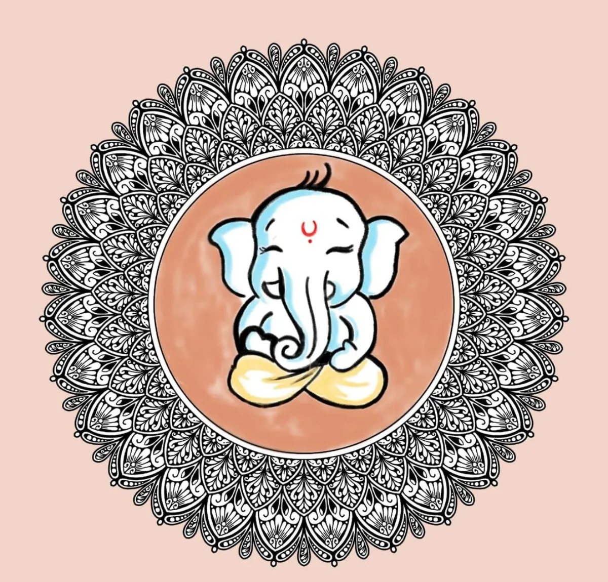 mandala bil elefant tibethischer buddhismus