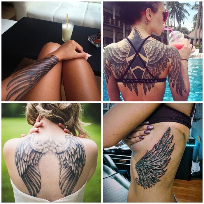 1001 Coole Und Inspirierende Flugel Tattoo Designs Und Ihre Beudetungen