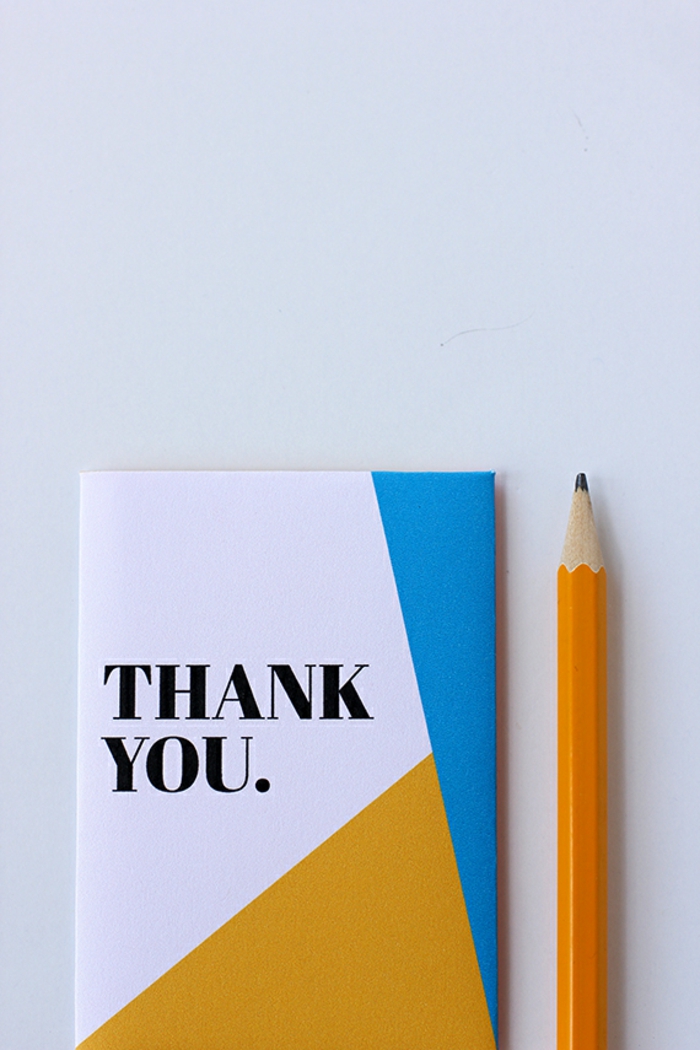 sagen Sie Danke zu Ihren Lehrer mit verpackten Gutschein, Gutschein verpacken mit den Worten Danke
