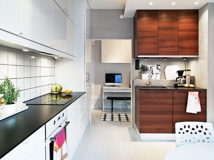 smarte küchenlösungen für kleine küchen, dekor und design, braune schränke