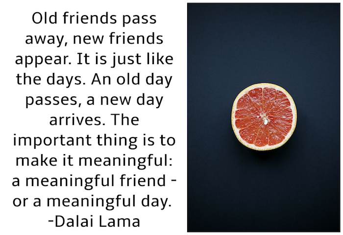 guten morgen bild mit einer orange und einem schwarzen tisch, guten morgen bilder für whatsapp kostenlos, bild mit einem zitat von dalai lama