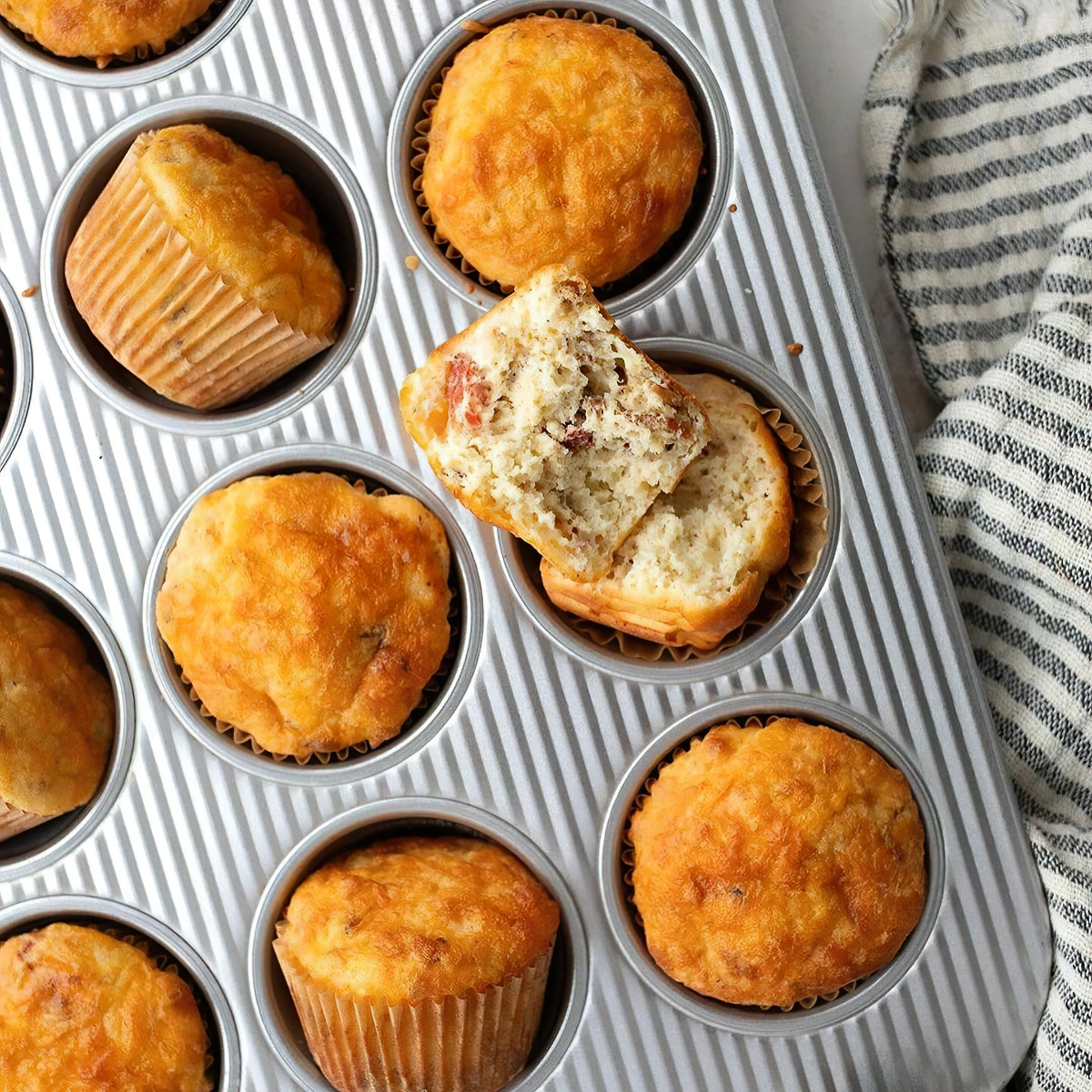 brunch ideen schnell und einfach salzige muffins in blech fooddreamer