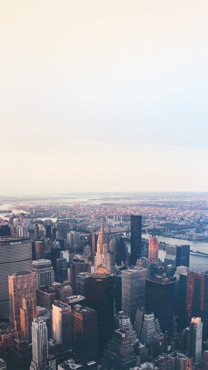 hintergrundbilder iphone, new york von oben gesehen stadtbild idee, dron foto, wolkenkratzer fotografie