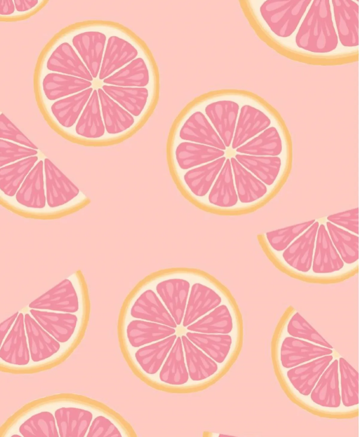 wallpaper für handy grapefruit scheiben rosa