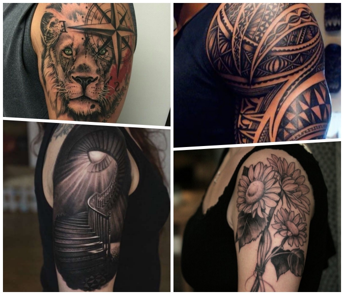 Vorlagen frau tattoo oberarm Tattoo Ideen