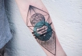 Geometrische Formen auf der Haut - mehr als 60 Ideen für originelle geometrische Tattoos