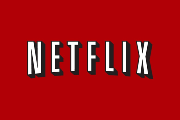 das Logo von Netflix, weiße Buchstaben auf einem roten Hintergrund