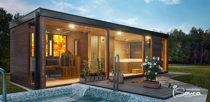 Design Gartenhaus, Flachdach Ideen zur Gestaltung, Dekor und Design zu Hause