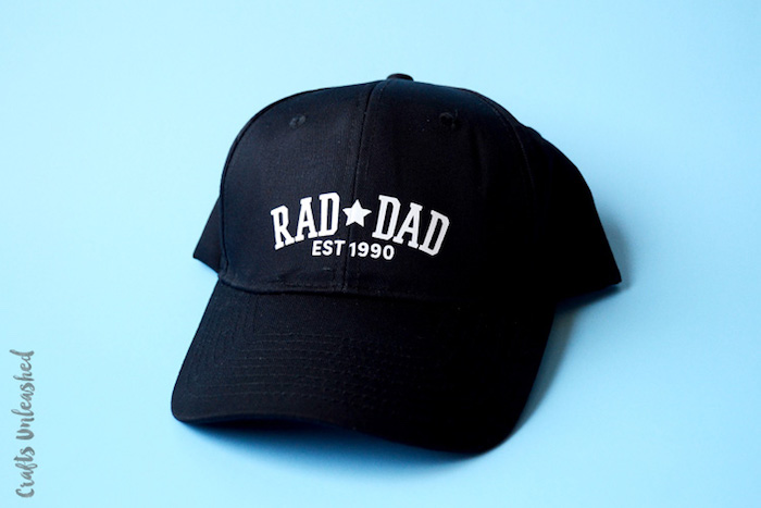Personalisierte Kappe zum Vatertag schenken, Kappe selber bedrucken, DIY Geschenkidee 