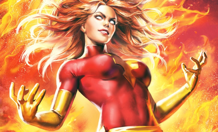 die Geschichte von Dark Phoenix beginnt in einem Komikheft, die starke Heldin mit rotem Haar